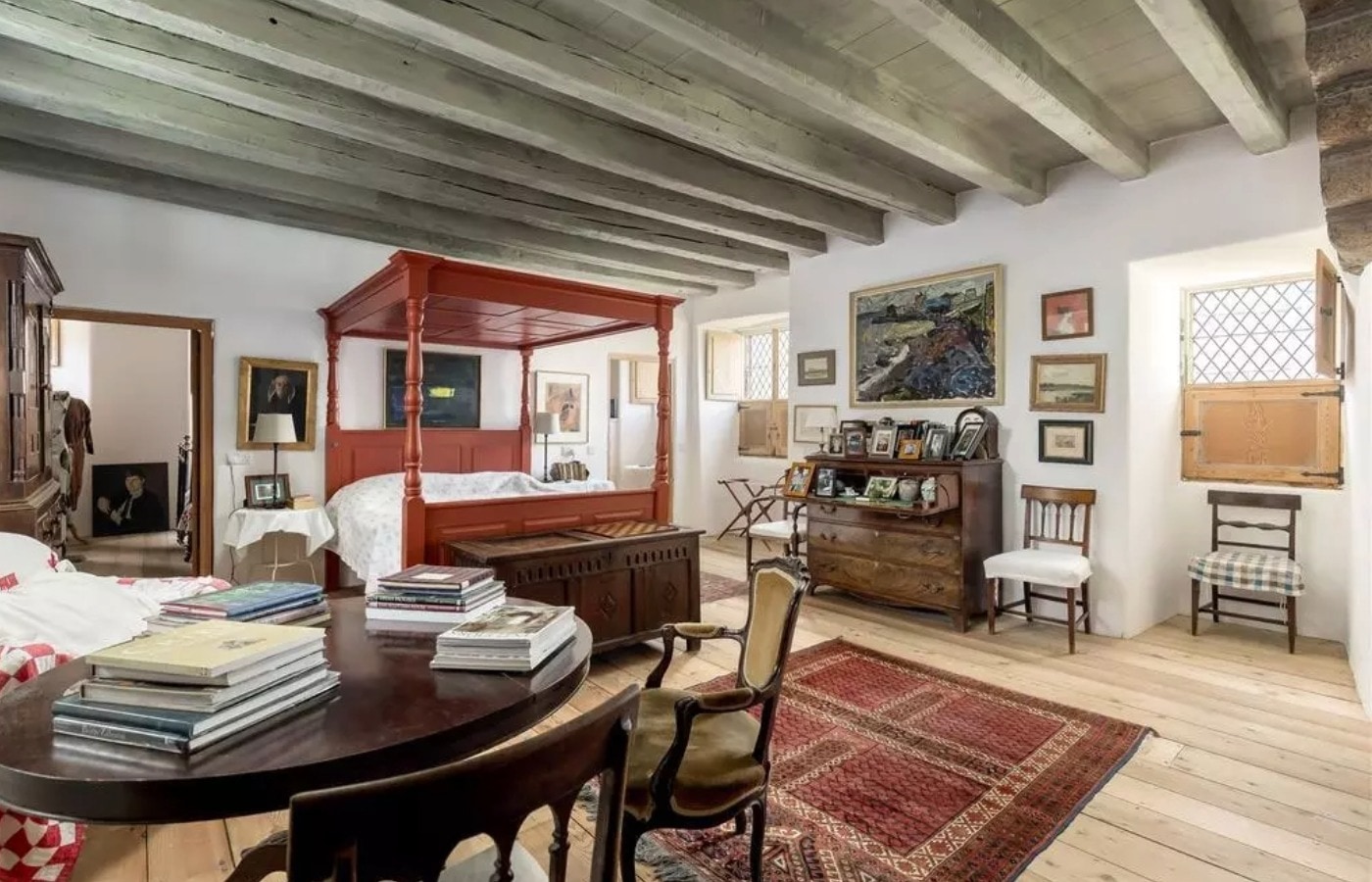 It is located near the harbour and on the market for offers over £225,000.