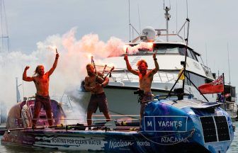 Scottish brothers arrive home and hit £1m target after record-breaking row across the Pacific