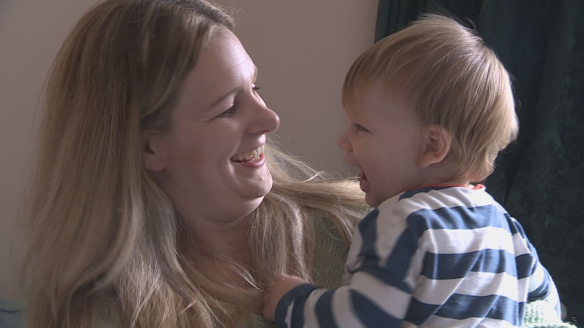 Bernie's son Leo is ten months old and started nursery in September