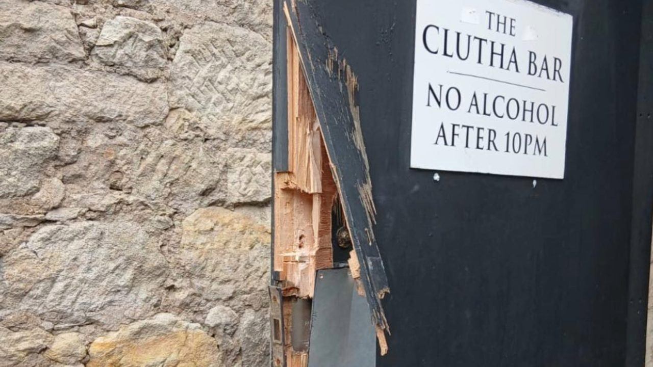 Thieves steal ‘significant’ amount of cash and cause ‘severe’ damage to Glasgow’s Clutha pub