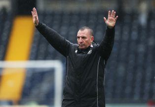 Delighted for players, says Brendan Rodgers after Celtic win amid fan unrest