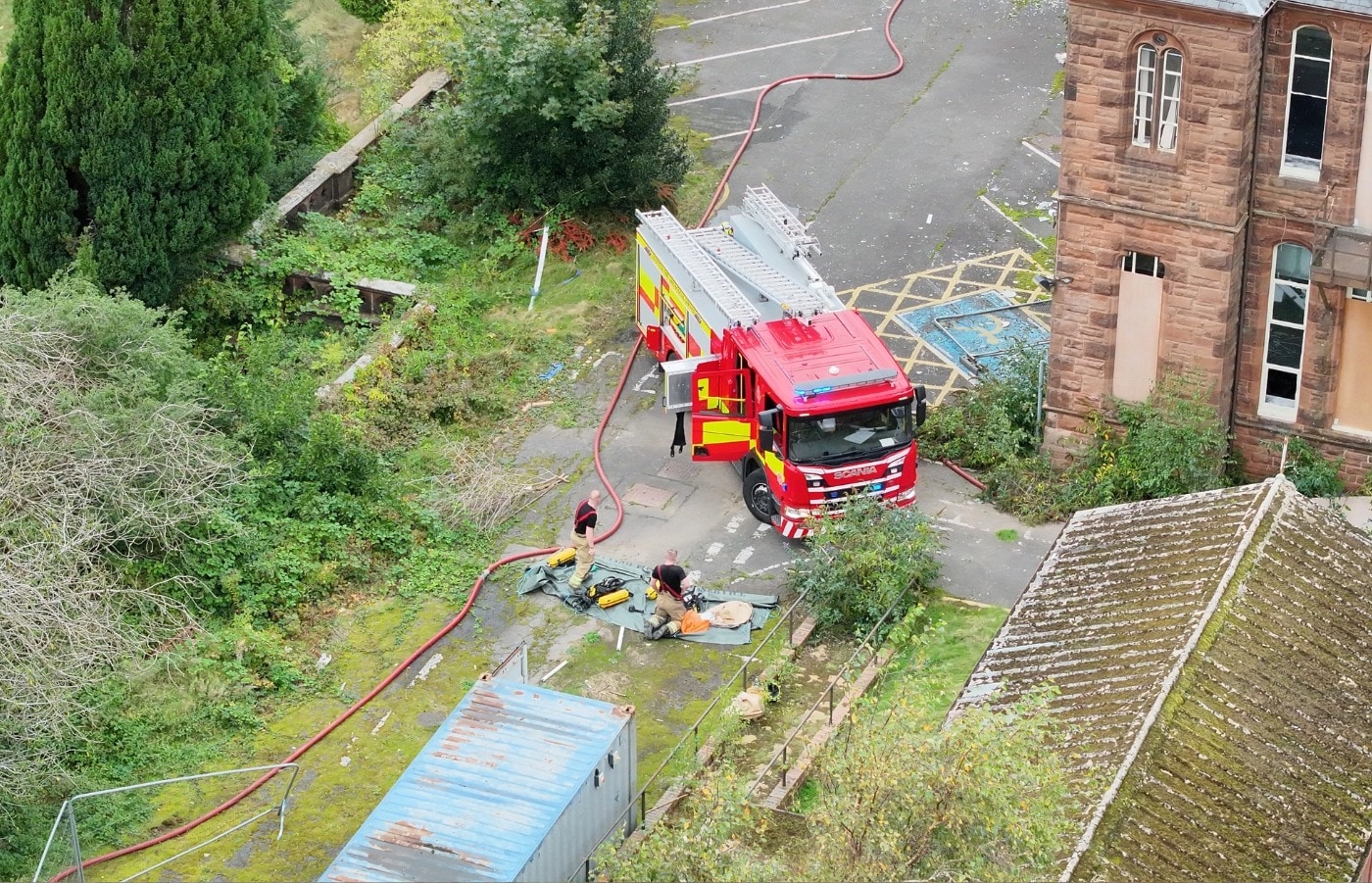 No one was injured following the fire.