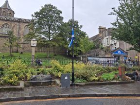 Council staff threatened as they remove flags from lampposts