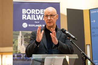First Minister John Swinney marks 10th anniversary of Borders rail line
