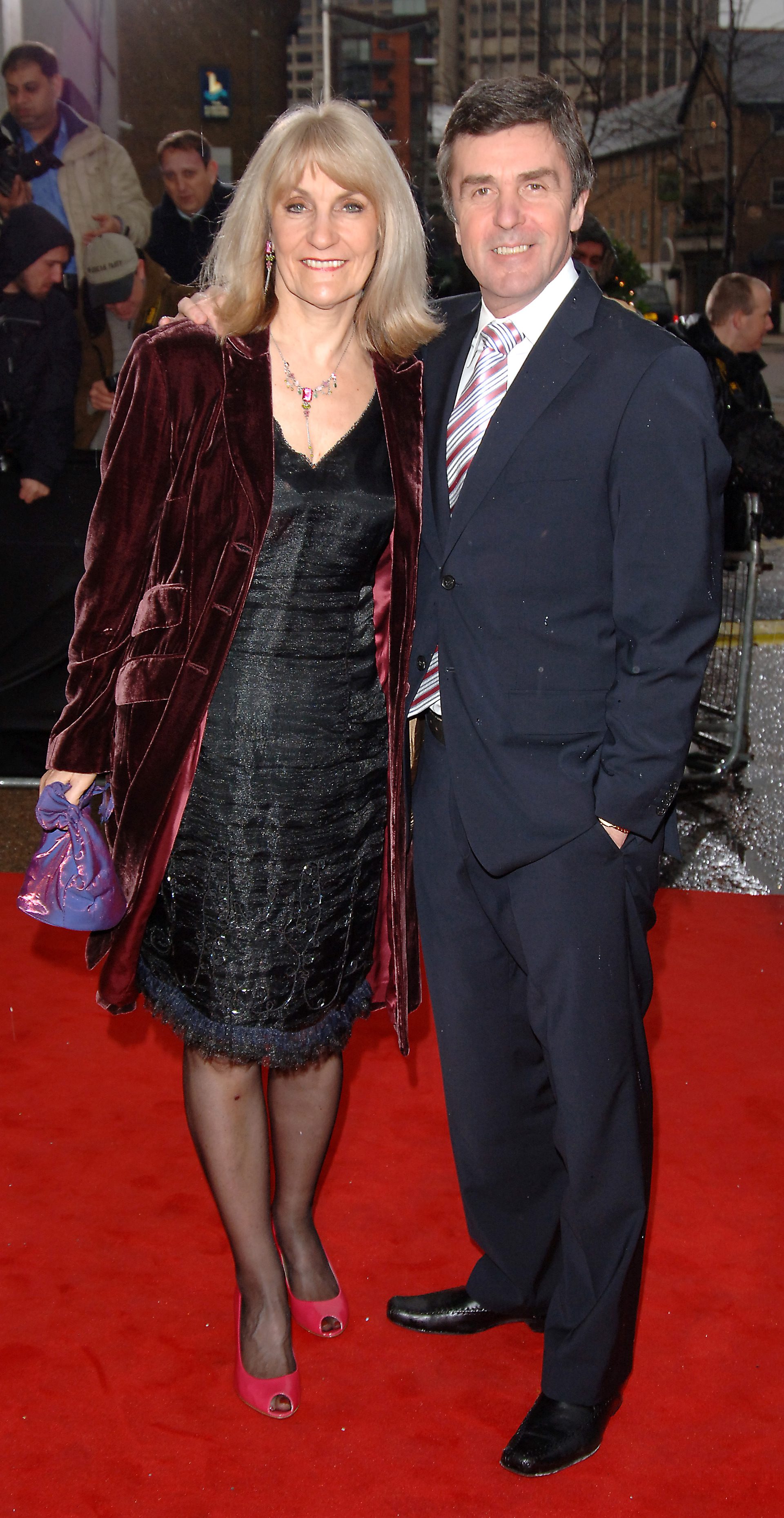GMTV presenter Lynn Faulds Woods with husband John Stapleton