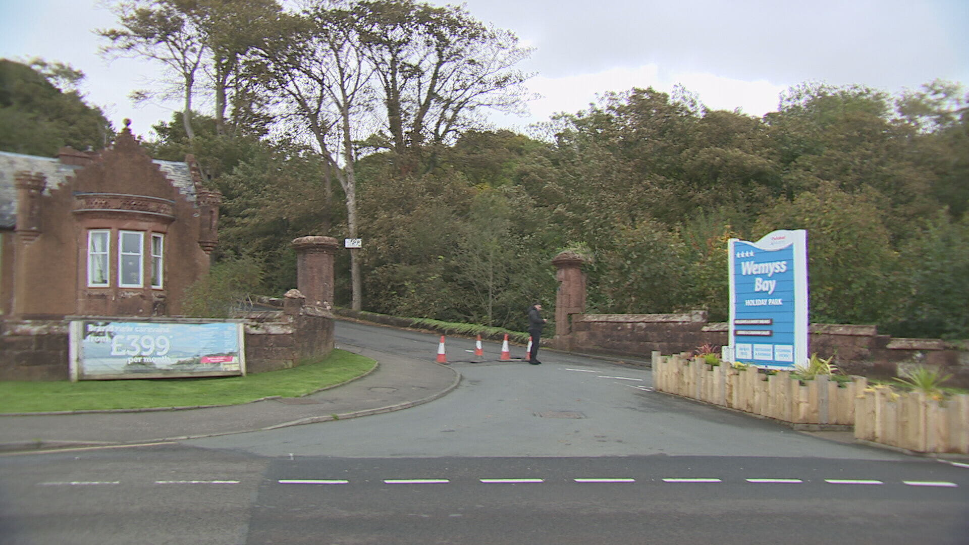 Rothesay Gardens in Wemyss Bay after man dies