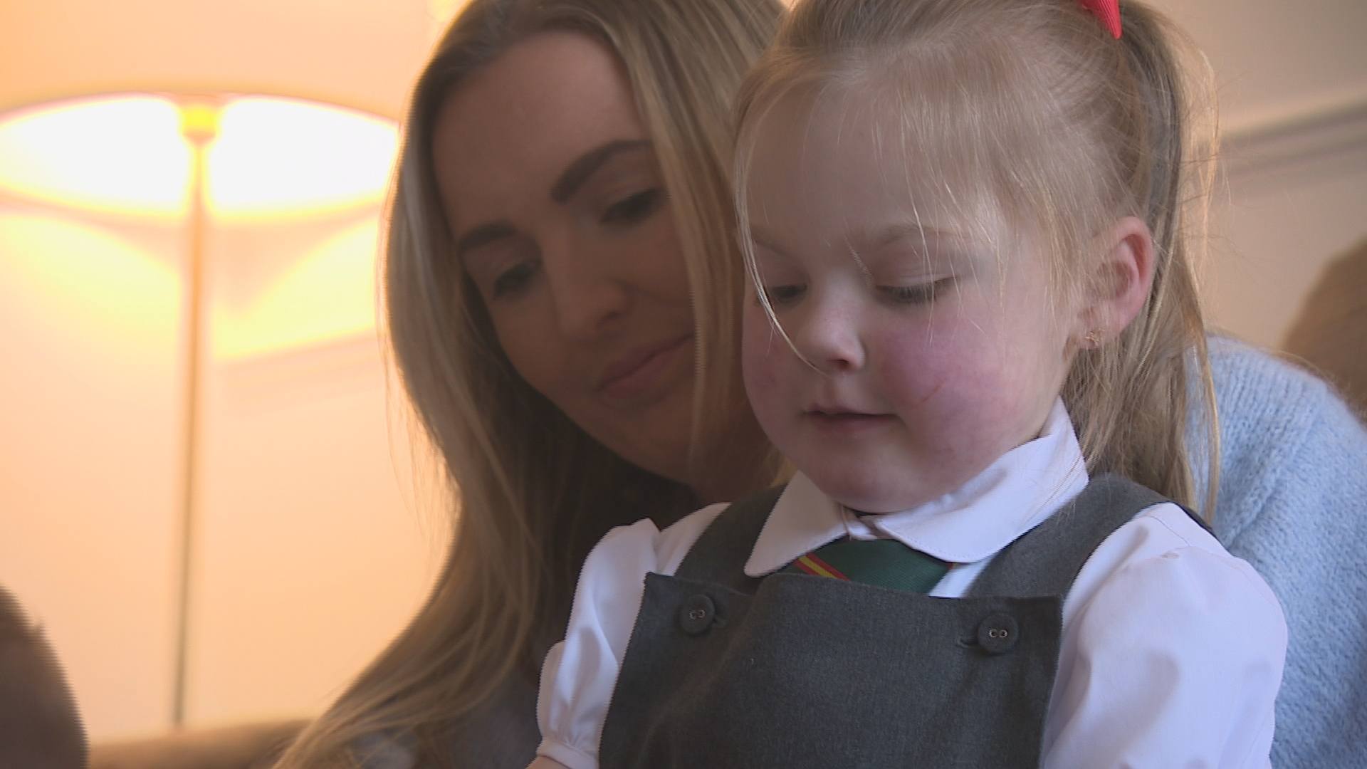 Jodie with six-year-old Brie