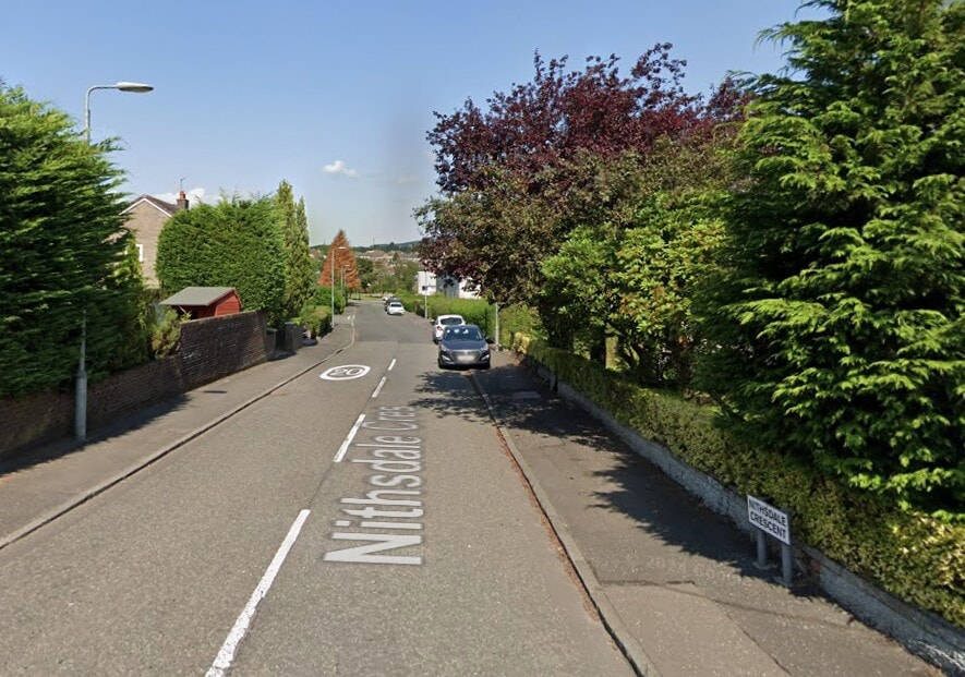 Nithsdale Crescent in Bearsden.