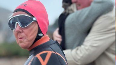 Scots grandmother completes nine-mile swim from North Berwick to East Lothian