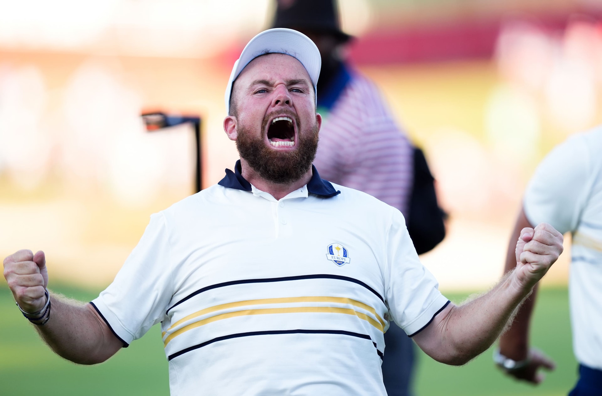 Shane Lowry holed the putt that ensured Europe could not be beaten.