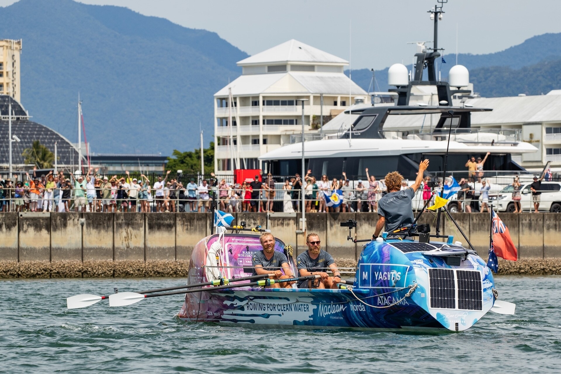 Ewan, Jamie, and Lachlan Maclean have sailed 9,000 miles.
