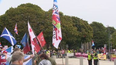 Three arrested as police launch probe into weekend protests across Edinburgh