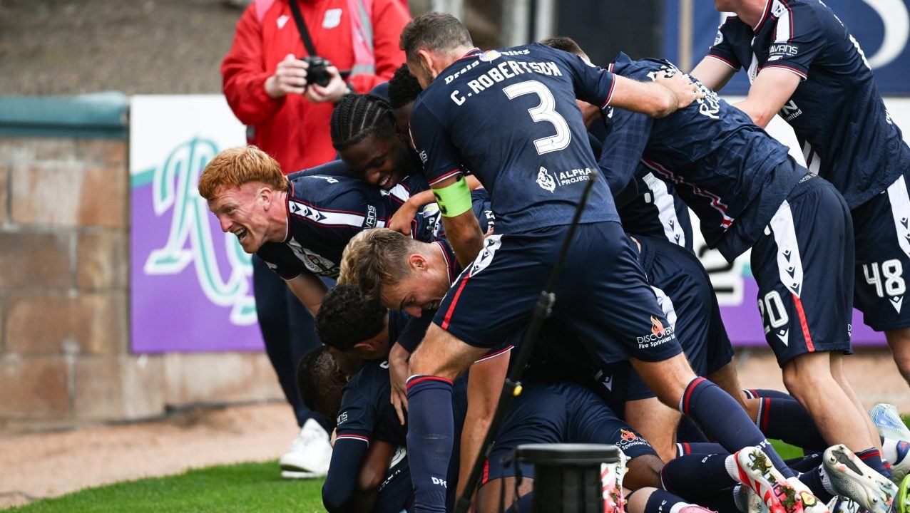 Dundee 3-2 Livingston: Callum Jones coolly scores last-gasp penalty to seal Dundee’s first league win