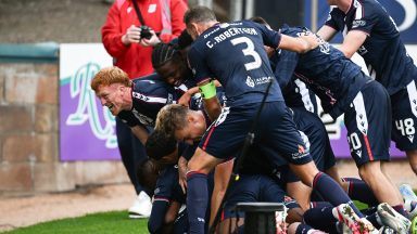 Dundee 3-2 Livingston: Callum Jones coolly scores last-gasp penalty to seal Dundee’s first league win