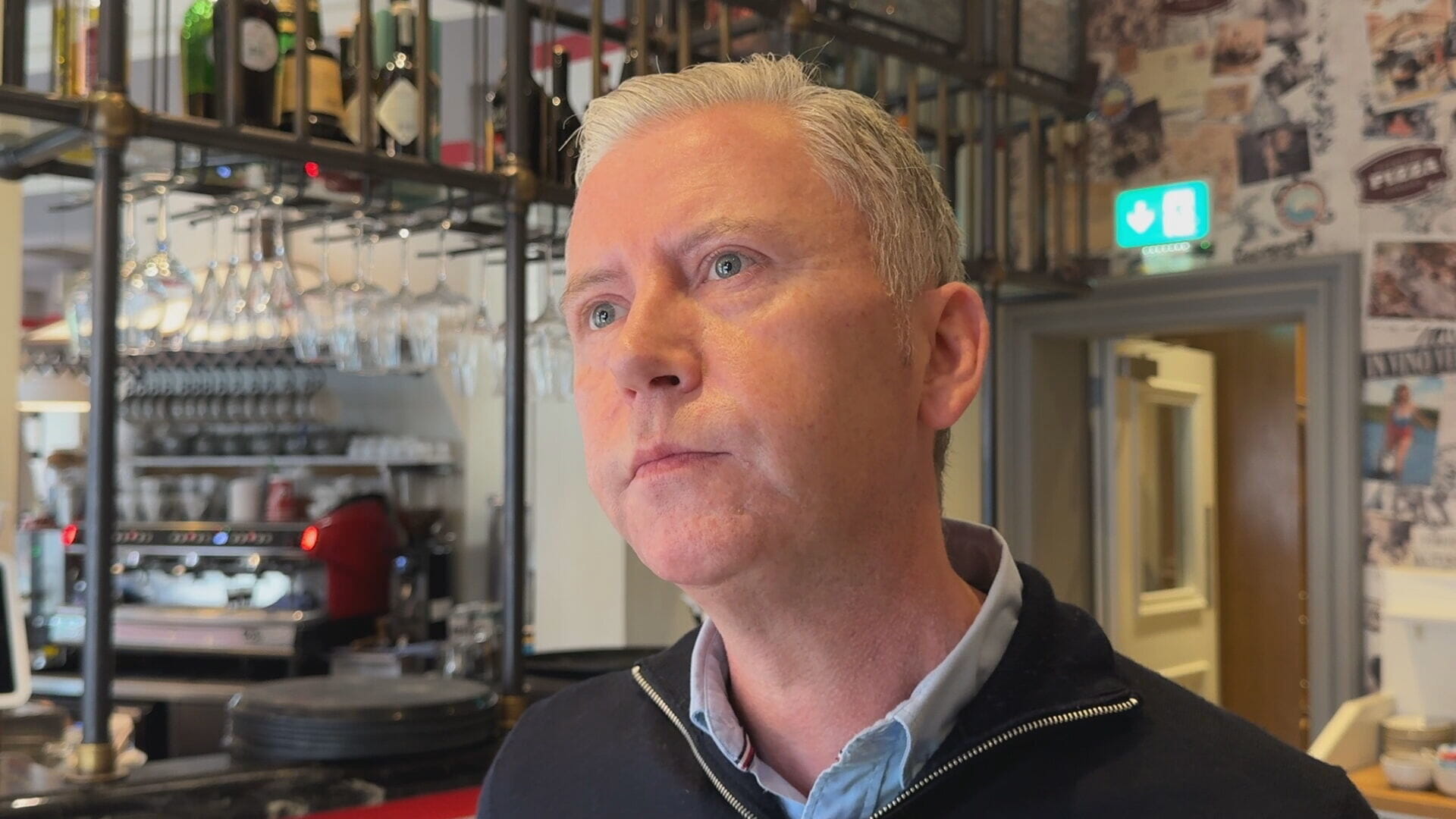 Michael Prior, the general manager at Eusebi Deli.