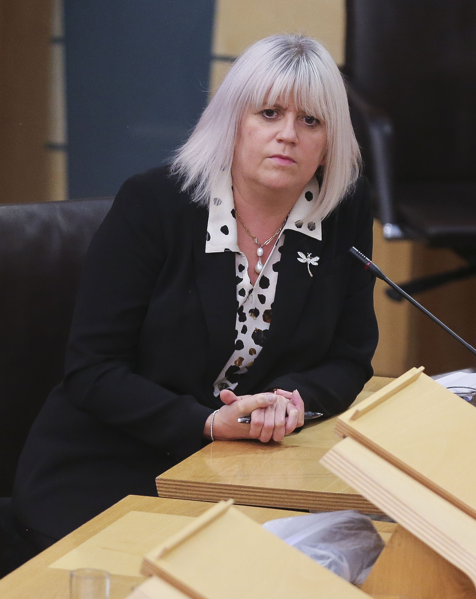 Sue Webber MSP Scottish Conservative in the Scottish Parliament in Holyrood, Edinburgh. Picture date: Tuesday October 5, 2021.
