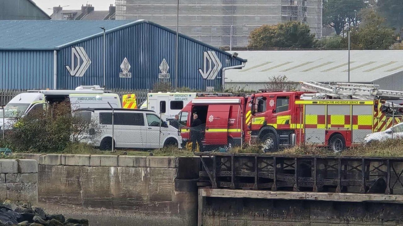 Fall at Fife docks sparks multi-agency rescue response
