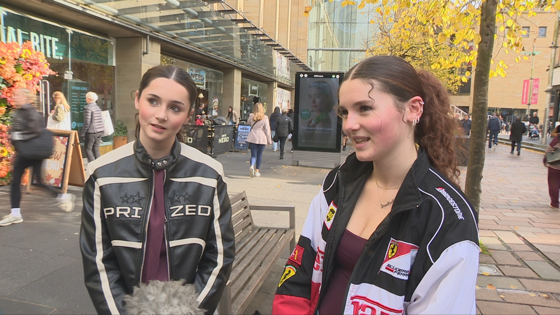 Shoppers have their say in Glasgow's Sauchiehall Street