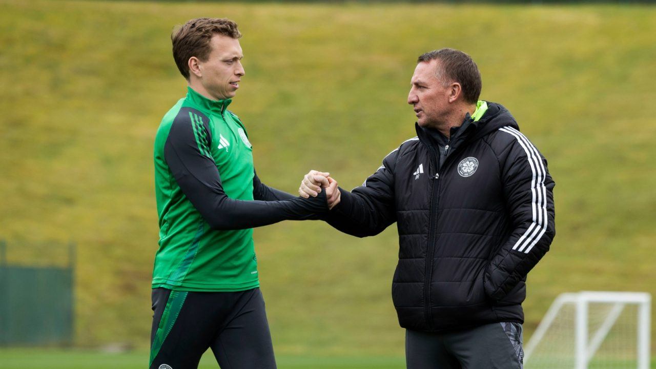 Brendan Rodgers pleased to see Alistair Johnston back in Celtic training