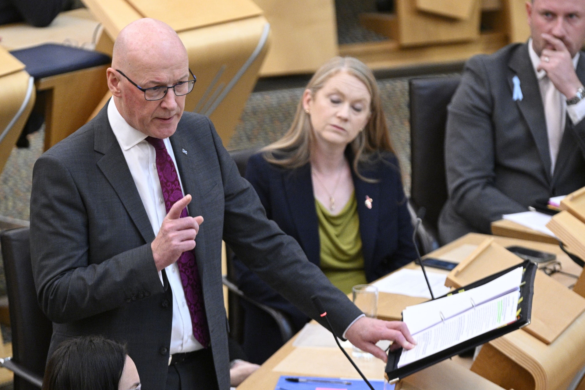 First Minister John Swinney expressed his ‘horror’ at the attack (Lesley Martin/PA).