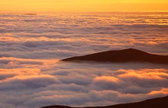 Weather in pictures: Scots escape the gloom by climbing above the clouds