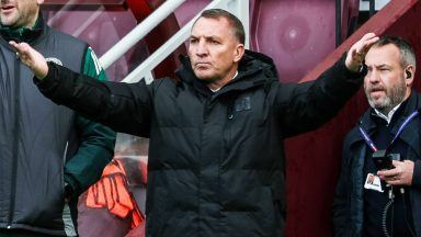 Hearts 3-1 Celtic: Rodgers insists Celtic can close eight-point gap in Premiership