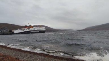 Scotland battered by heavy wind and rain as Storm Amy hits