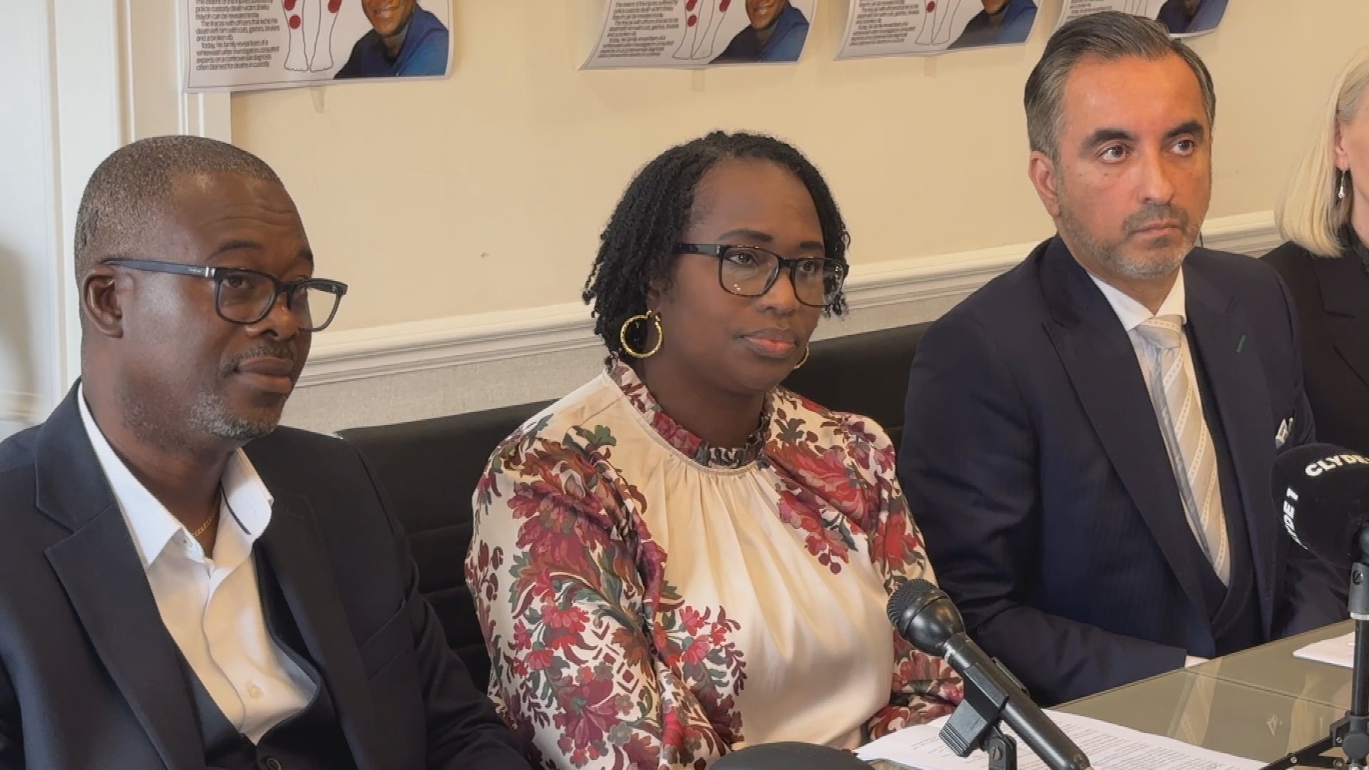 Sheku Bayoh's sister, Kadi Johnson, was left "shaken" by the chairperson's decision to step down.