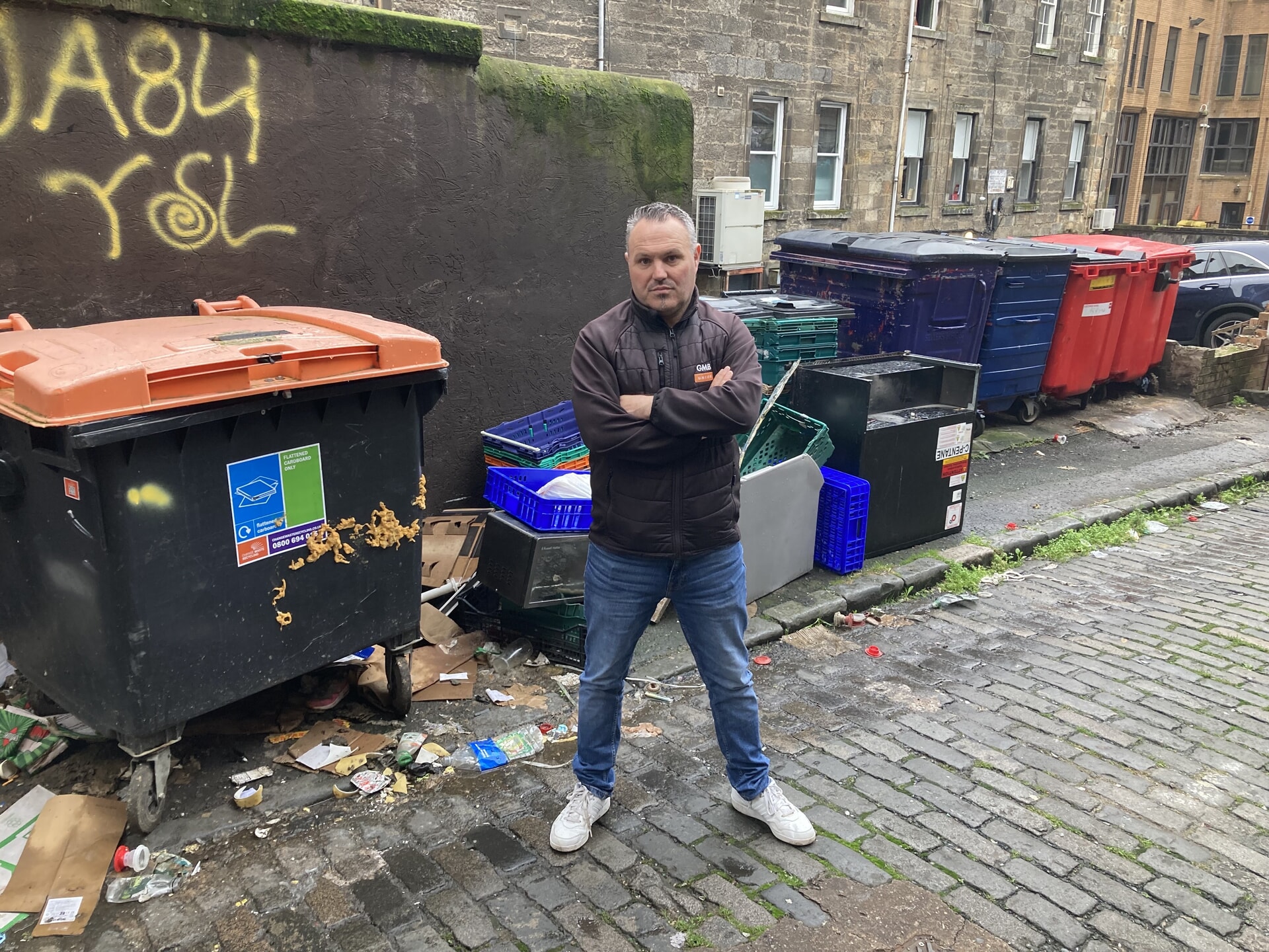 GMB launched Reclaim Our Streets on Sauchiehall Lane