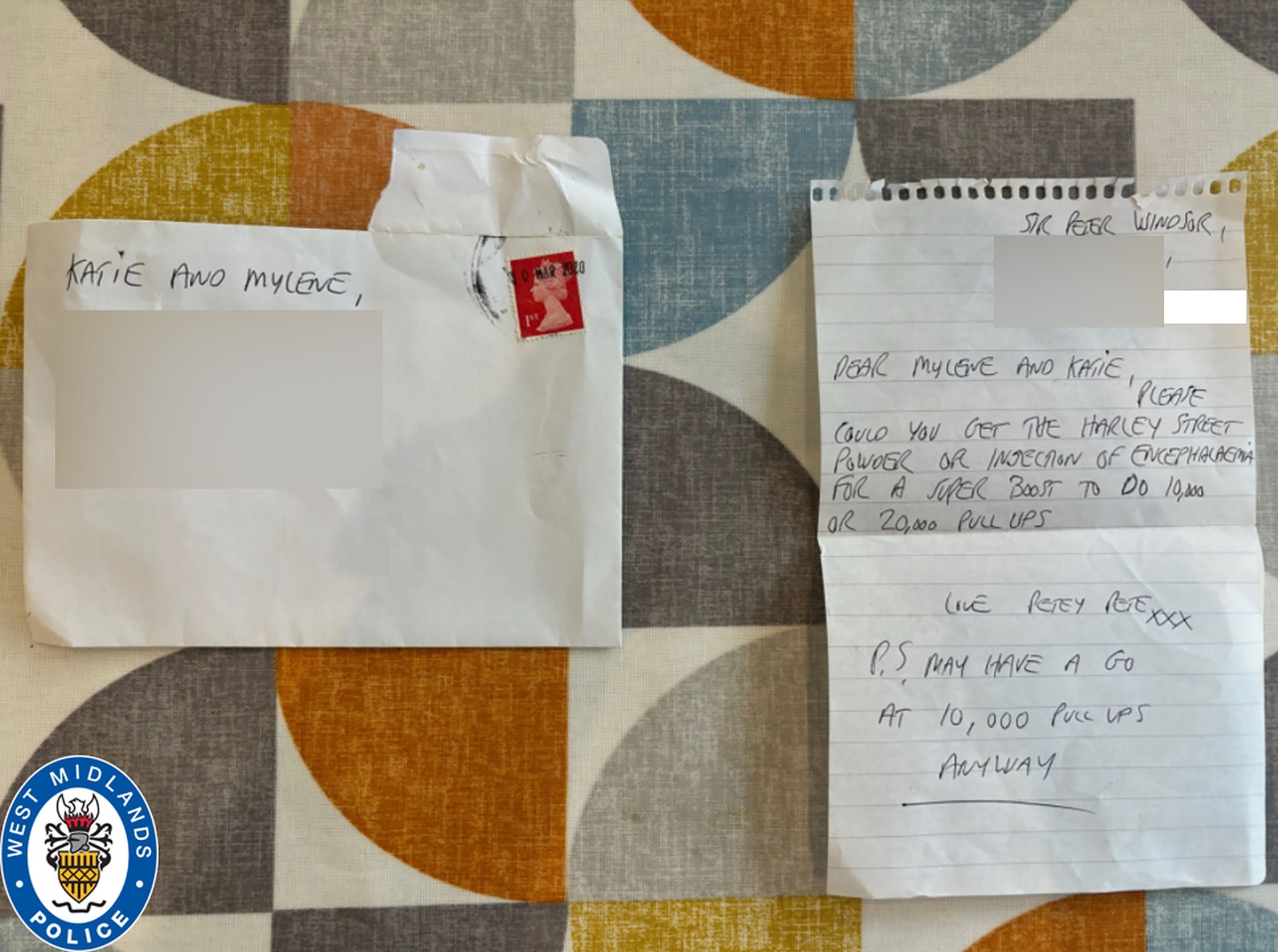 A letter sent by Peter Windsor to the radio presenters