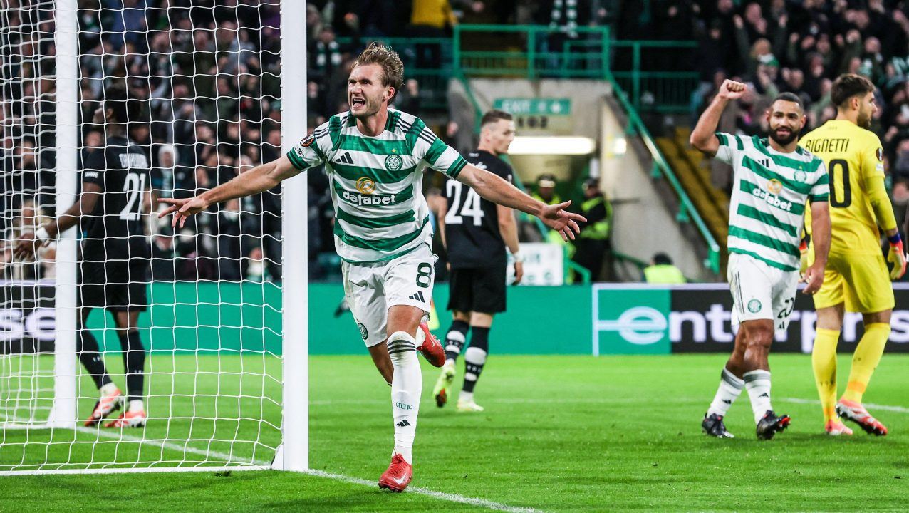Celtic v Sturm Graz: Hosts bounce back for important Europa League victory over Austrian side