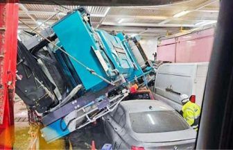 Vehicles damaged after cargo crashes off lorry aboard NorthLink Orkney ferry