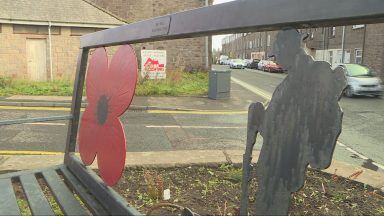 Anger from volunteers after poppy and cross snapped off war memorial to soldier in Brechin