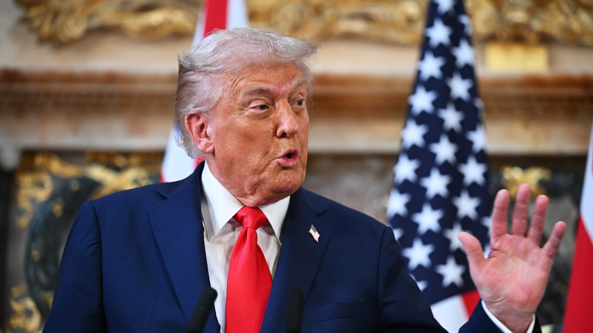 Donald Trump was in Scotland to open his new golf resort a few weeks before his official state visit to Britain.