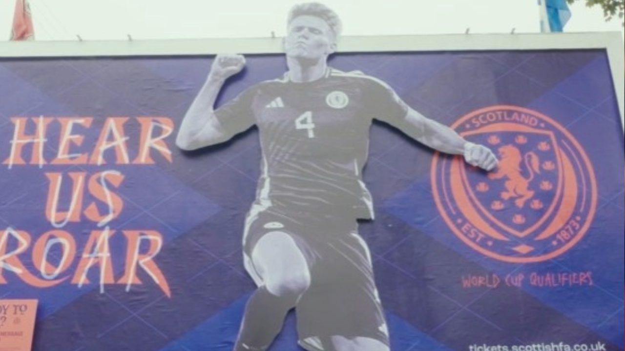 Tartan Army urged to leave messages of goodwill at Scott McTominay billboard ahead of Scotland game