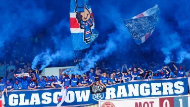 Rangers hit by suspended sanction over pyro display at Motherwell
