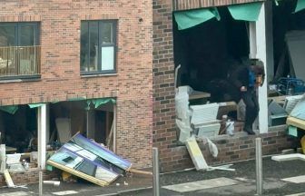 Police called to showroom damaged by Storm Amy after locals report ‘looting’