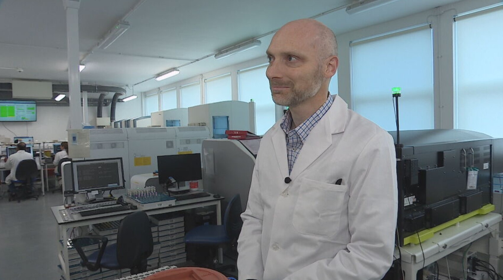 Consultant haematologist Gavin Preston