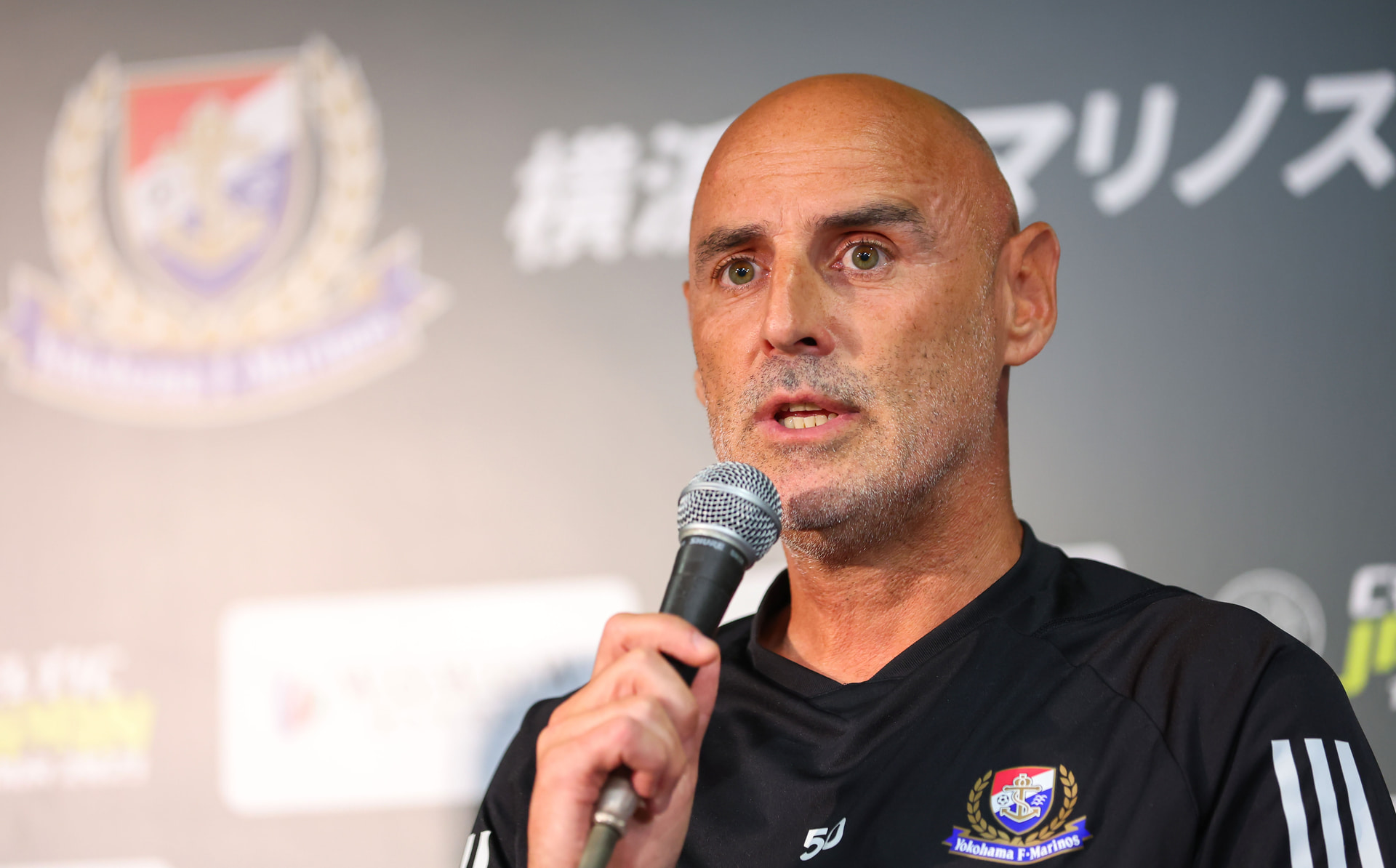 Yokohama F Marinos manager Kevin Muscat.