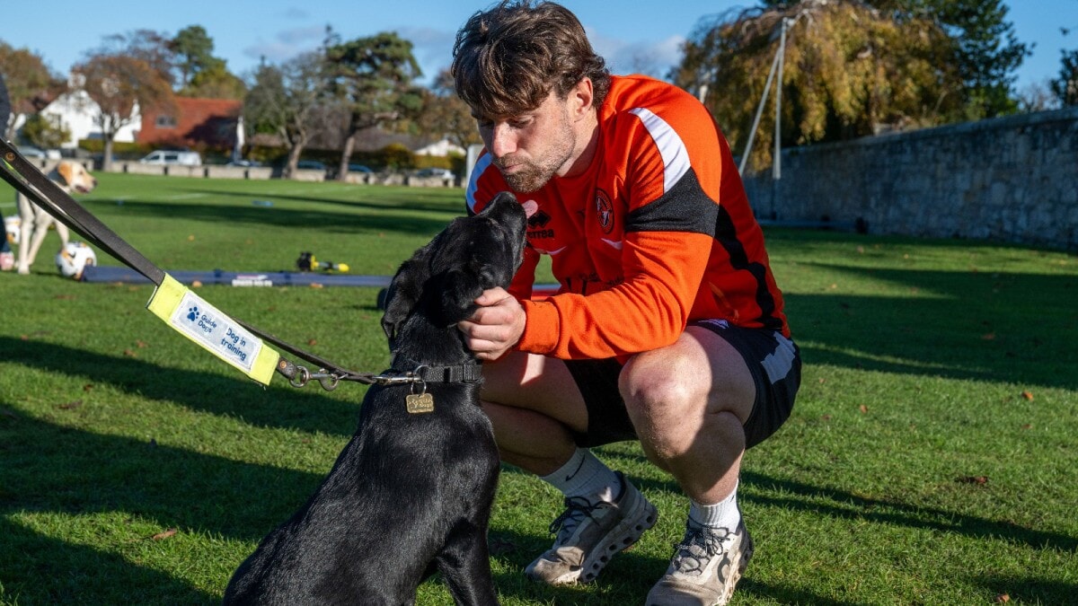 Dundee United teams up with Guide Dogs Scotland to support 60th anniversary puppy appeal