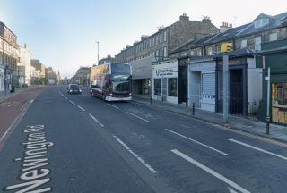 Hunt for driver who hit pedestrian while being pursued by police in Edinburgh