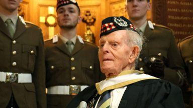 D-Day veteran given honorary degree at 100 years old