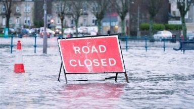 Trains cancelled and flooding on roads as Storm Amy set to wreak havoc in Scotland