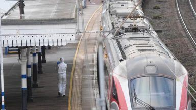 Train hero fights for life as knife attack suspect remains in police custody