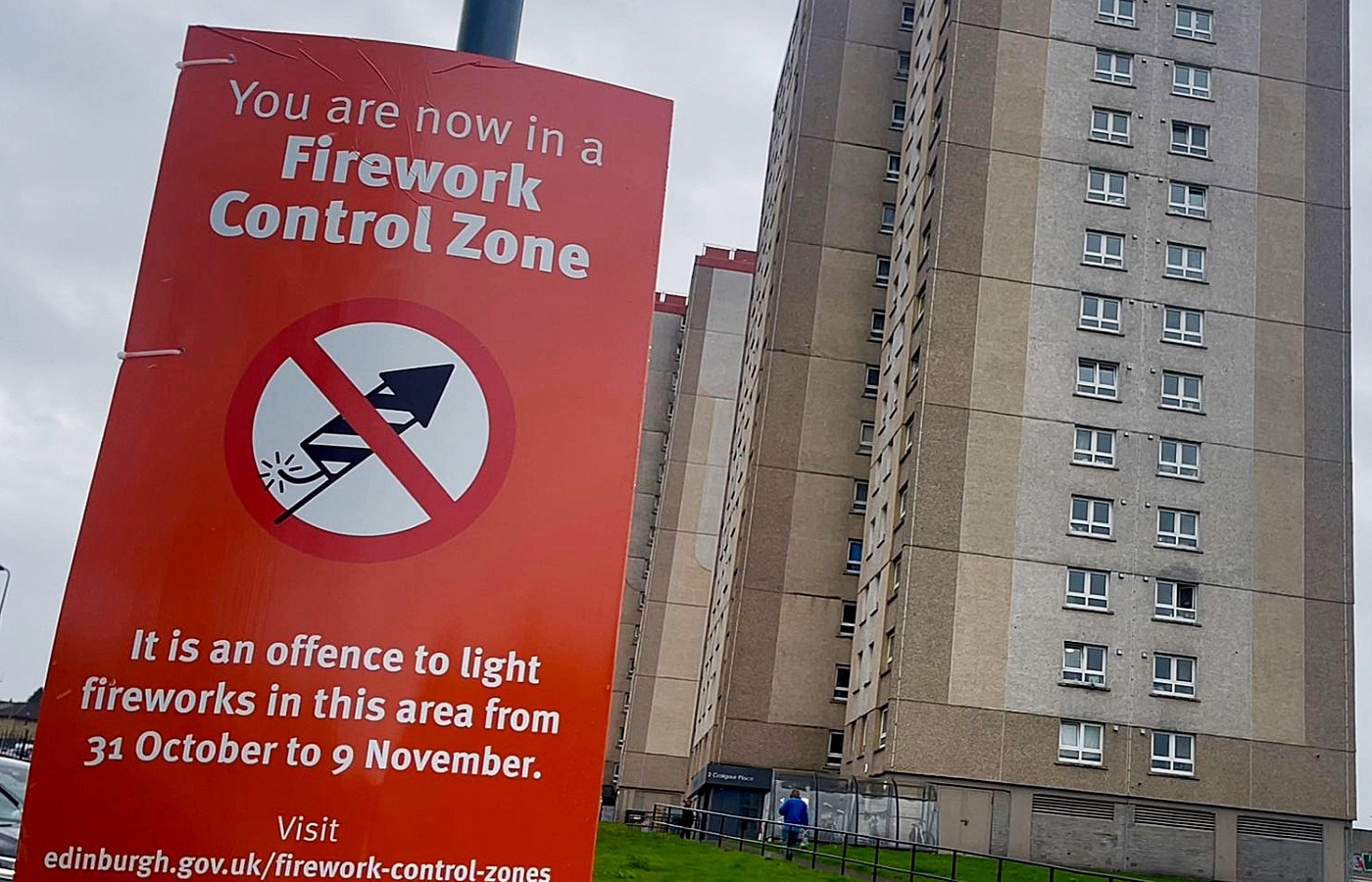 Fireworks will be banned in nine areas in Edinburgh.