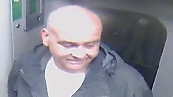 CCTV image released after incident on board North Lanarkshire train