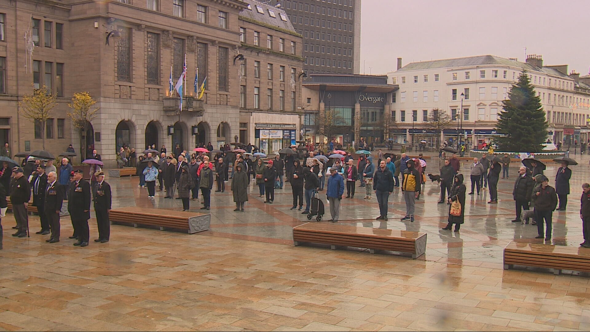 People across the country fell silent today in honour of those who've died in conflicts across the world