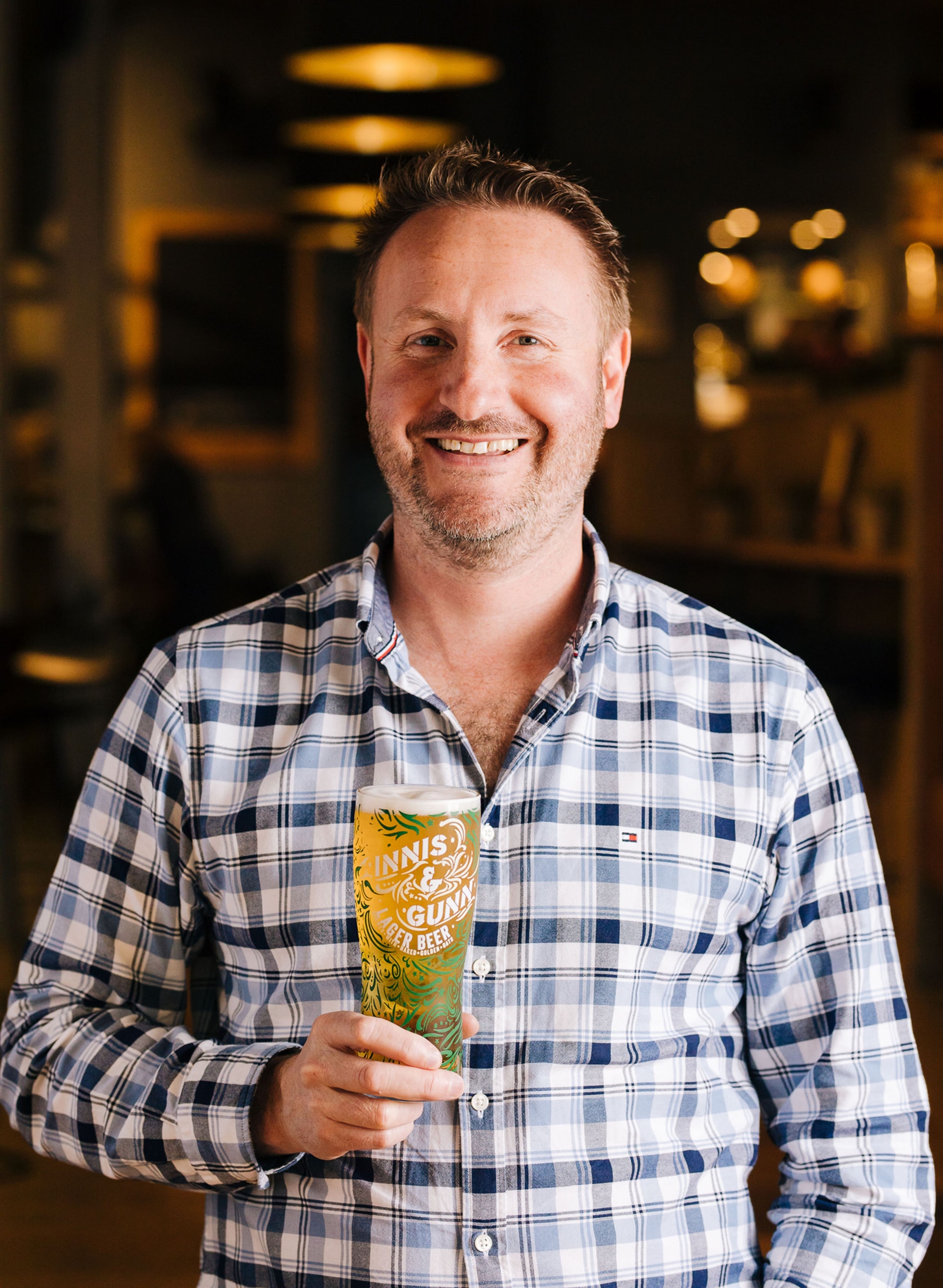 Dougal Gunn Sharp is the master brewer at Innis & Gunn.