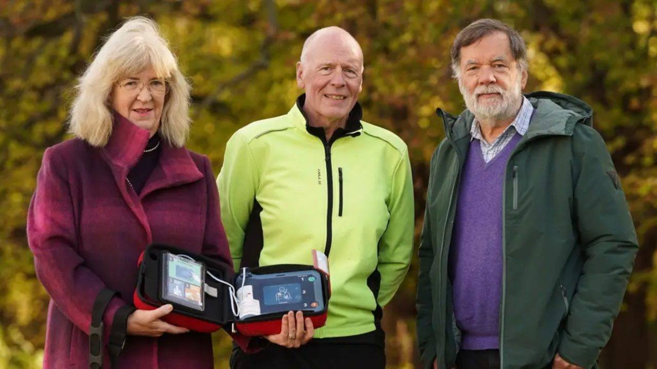 Scots dad meets strangers who helped save his life after heart attack on bike