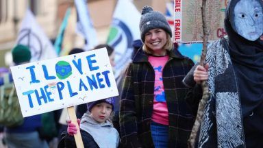 Thousands march in Glasgow for ‘biggest climate rally since Cop26’